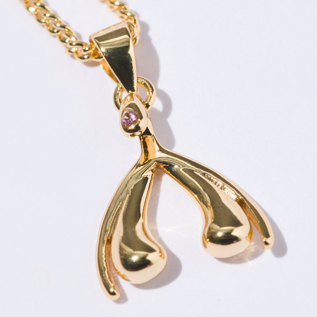 Collana da donna ODE Clit in cristallo e ametista GP
