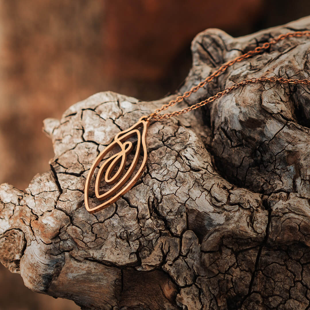 Collana Vulvii - Oro rosa