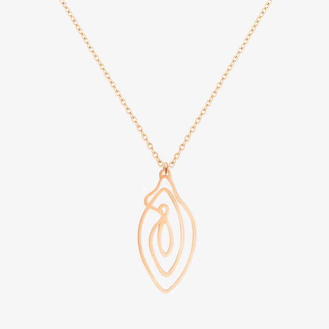 Vulvii Necklace - Rose Gold
